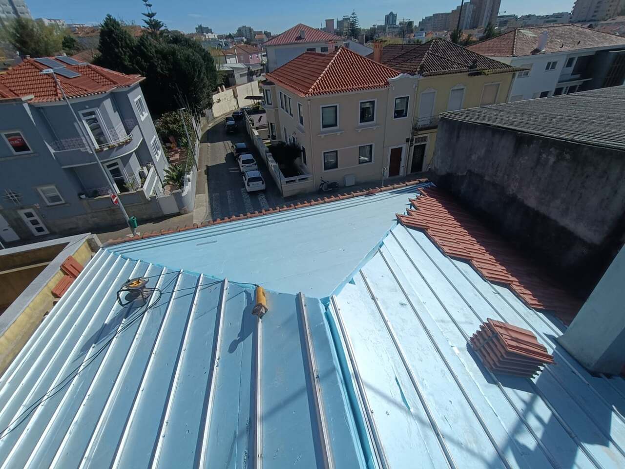 Trabalho de cobertura realizado pela Telhados Renovados